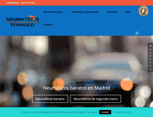 Tablet Screenshot of neumaticosxpoco.es